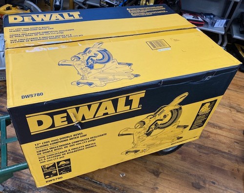 DEWALT DWS780 12 Miter Saw Double Bevel Sliding Compound NEW US
