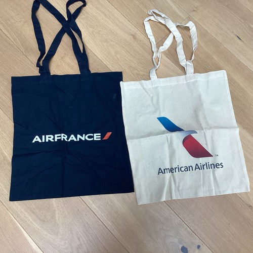 Air France + American Airlines Tote Bags (new)