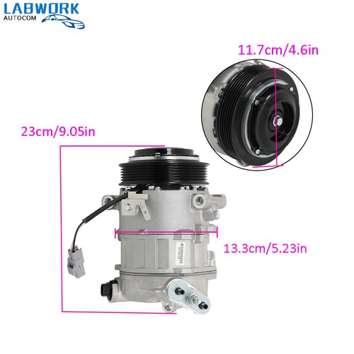 A/C Compressor 2014-2021 For Jeep Cherokee & Chrysler 200 2015-2017 2.4L 6513130 - Picture 15 of 15