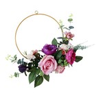 Wreath Decor Wedding Decorations for House Iron-art Garland Metal
