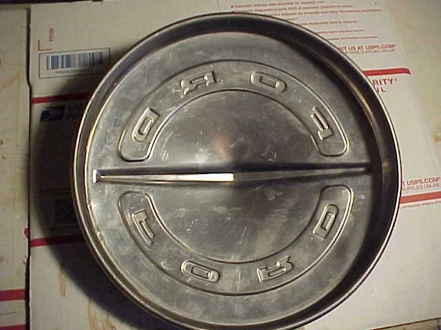 Ford 1964-1966 Galaxie 500 Fairlane Falcon Dog Dish Bowl 9.5" Hubcap Slum Cap - Imagem 2 de 3