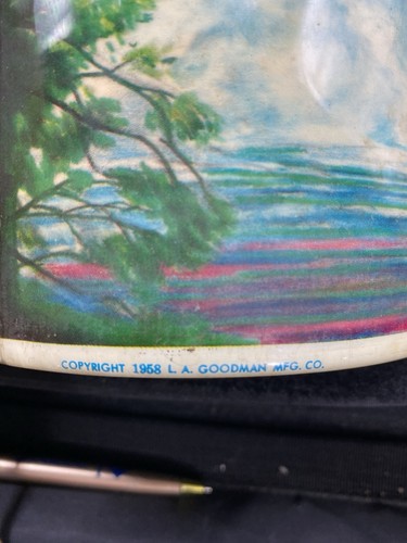 1958 L. A. Goodman Mfg Co. Mid Century Niagra Falls Motion Lamp - Picture 7 of 11