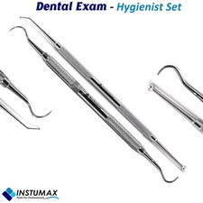 Dental Sickle Scaler & Egg-Shaped Filling Ball Burnisher & Hygiene Tools 2Pcs