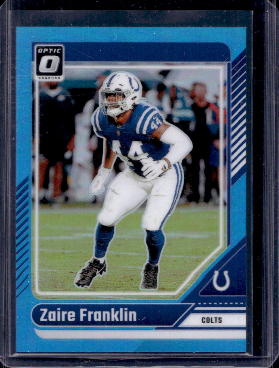 Zaire Franklin 2024 Donruss Optic #87 Aqua Prizm /299