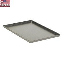 Durable Metal Dog Crate Replacement Pan Leak Proof Multi-Purpose Tray Easy Clean