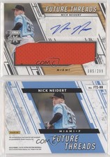 2019 Elite Extra Edition Future Threads Signatures Black /299 Nick Neidert Auto