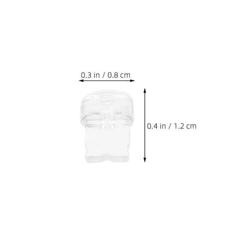 100pcs Prises Poussière Téléphone : Couvre Port de Charge Transparent Compatible avec Apple - Photo 6 sur 12