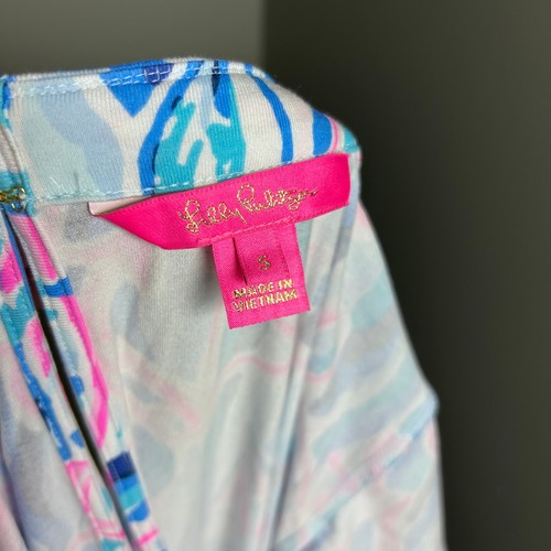 Lilly Pulitzer Reble Romper Skort Dress Reel Nauti Blue Pink Sailboat Mini Small - Picture 6 of 8