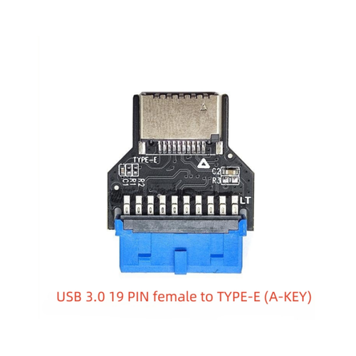 USB 3.0 Internal Header (19-Pin) to USB 3.2 Type-C (20-Pin) A Converter B - Picture 7 of 11