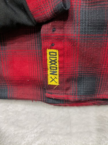 Dixxon Fireside Flannel Women’s M Red Black Plaid Shirt Black Rifle Coffee - Picture 4 of 9