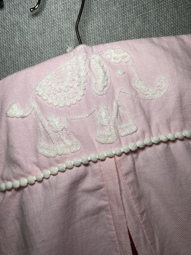Levtex Baby Diaper Stacker Pink Elephant Design - Picture 8 of 14