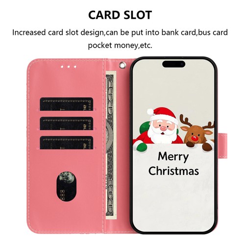 Card Wallet Case Christmas Gift Bag Flip Stand Phone Cover For Motorola Infinix - Picture 5 of 13