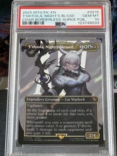 2025 MTG FINAL FANTASY COMMANDER SURGE FOIL Y'SHTOLA, NIGHT'S BLESSED PSA 10