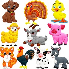 Fridge Magnets for Toddlers Farm Animals - Refrigerator Magnets for Kids - Monte