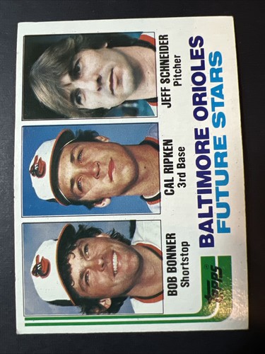 1982 Topps - Future Stars Cal Ripken, Jeff Schneider, Bobby Bonner #21 (RC)