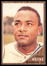 1962 Topps #354 Roman Mejias Houston Colt .45s