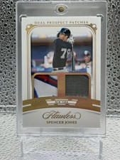 2024 Flawless Dual Prospect Patches Spencer Jones  GOLD #’d/10 Game Worn Patches