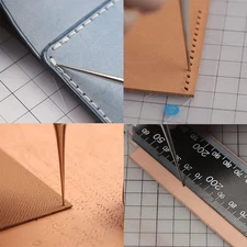 10 Packs Leather Craft Awl Tools Leather Hole Punch Tool Sewing Punching Hole...