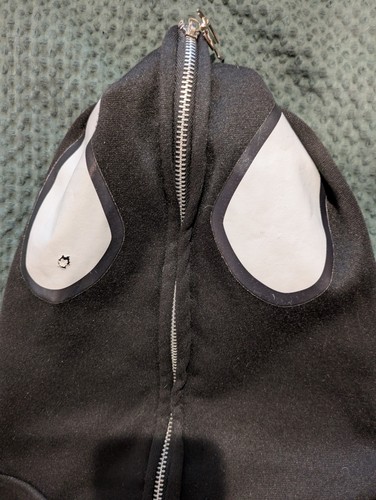 Vintage Y2K Spider-Man Venom Zip Up Hoodie Sweatshirt Black Size Medium - Picture 5 of 5