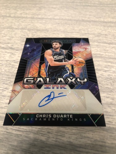 2023-24 Panini Obsidian Galaxy Ink # 13/149 Chris Duarte #GI-CDU Auto Kings - Picture 7 of 7