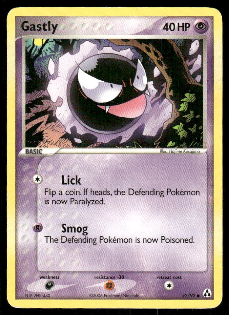 2006 Pokemon Gastly Common Legend Maker 52/92 DMG