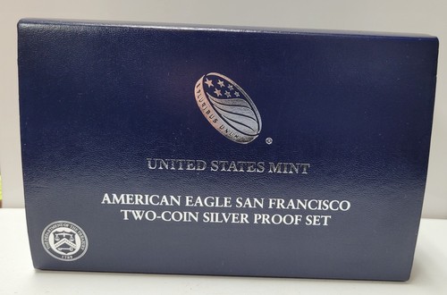 2012-S US Mint American Eagle San Francisco 2 Coin Silver Proof Set - Picture 2 of 7