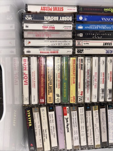 Mixed Rock Cassette Tape Lot Of 83- Journey,Quiet Riot,Zz Top & More Tested - Foto 4 di 5