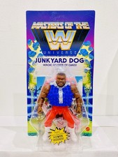 Masters of the WWE Universe JUNKYARD DOG NEW Unpunched Card Mattel MOTU
