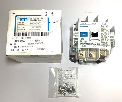 MAGNETIC CONTACT S-N65 AC200V MITSUBISHI FOR OTC WELDING M/C US Free TAX - Picture 8 of 15