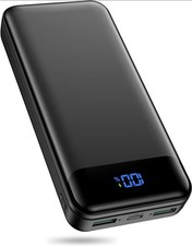 Portable Charger Power Bank 40000mAh Powerbank PD 30W and QC 4.0 Fast Charging E