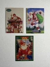 Santa Claus Holiday Promo Cards 89 (Reissued), & 2 91 - Please Read Description