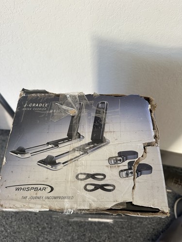 Yakima Whispbar WB400 Premium J-Cradle Kayak Rack/Ranura en T Listo Caja Abierta - Imagen 3 de 5