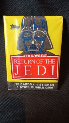 1983 Topps Star Wars The Return of the Jedi Art Darth Vader Packs [Cletius]