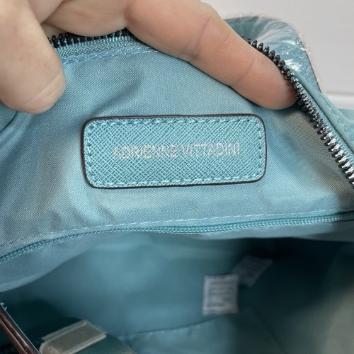 ADRIENNE VITTADINI Aqua Turquoise Handbag Purse - Picture 14 of 23