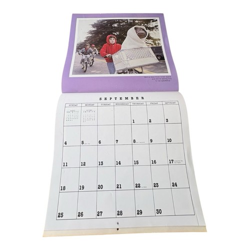 1983 E.T. The Extra-Terrestrial Calendar Vintage Movie Collectible - Picture 5 of 10
