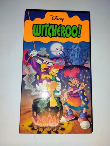 Disney Witcheroo Vol 3 VHS Tape Darkwing Duck Chip N Dale Vintage 90s Halloween