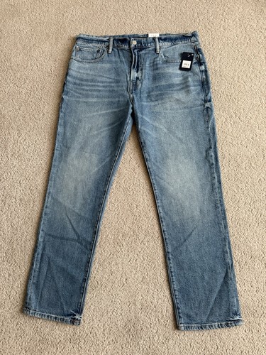 NWT Mens LUCKY BRAND 223 Straight Leg Stretch Denim Blue Jeans Size 36 x 30 - Picture 3 of 10