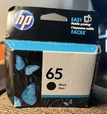 HP 65 Black Original Ink Cartridge)  Expired 07/19- NIB