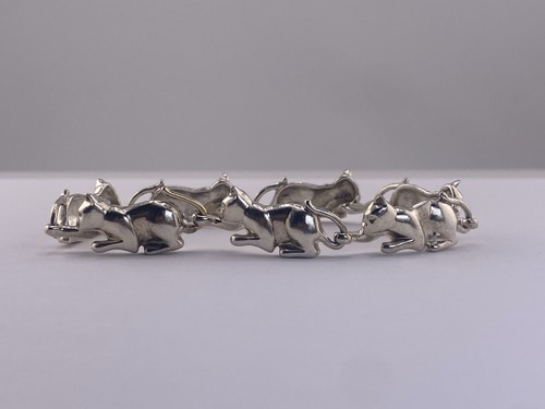 925 Silber Katzenarmband - Bild 2 von 5