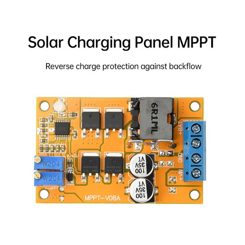 Regolatore Pannello Ricarica Solare 5A 100W MPPT 9V 12V 24V Interruttore Auto - Foto 10 di 13