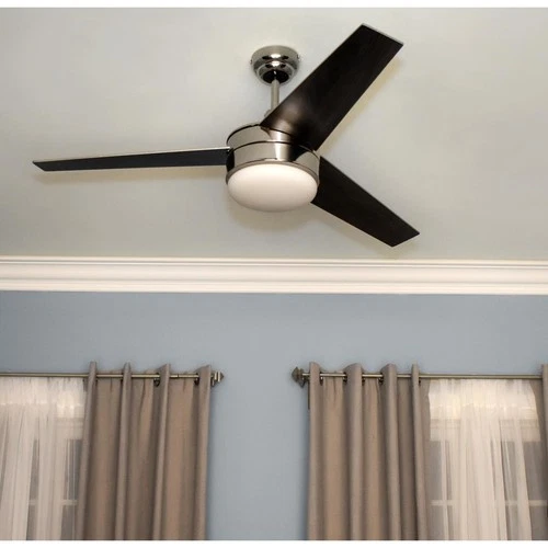 Maxim Lighting 89909FTSNBK Trio Indoor Ceiling Fan Satin Nickel/Black - Picture 4 of 4