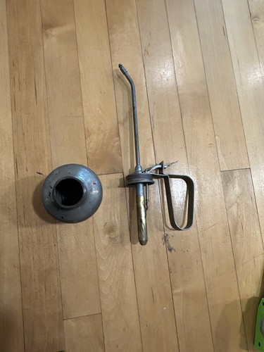 Vintage K-P Mfg Co Daumenpumpe Ölkanne 5" hoch 7" langer Auslauf Patent Nr. 2,595,118 - Bild 14 von 18