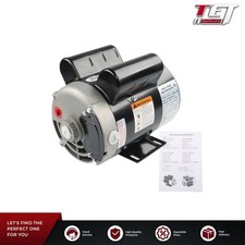 3450 RPM 3.7 HP 230V Electric Motor Compressor Duty 56 Frame 1 Phase 5/8" Shaft
