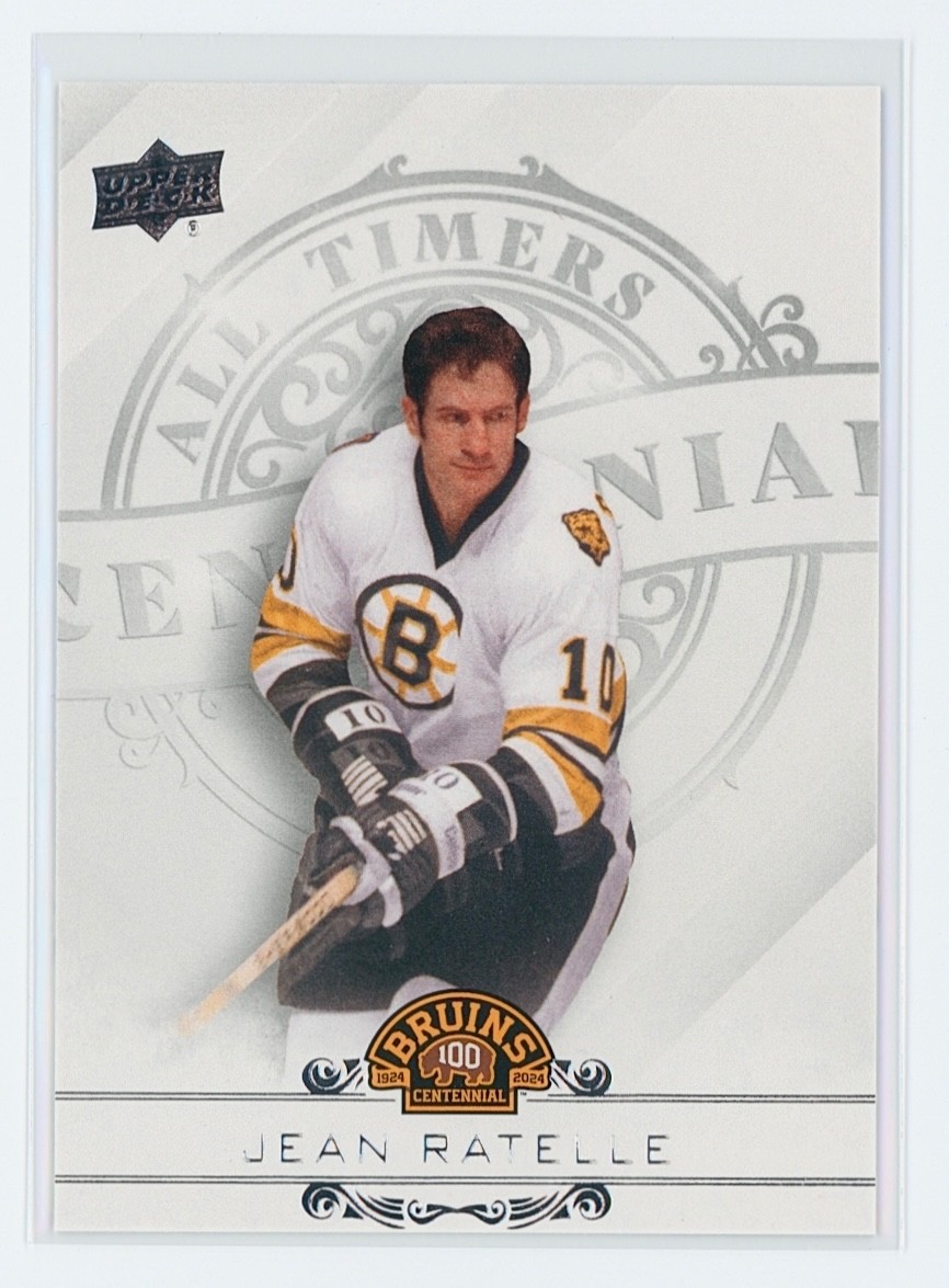 2023-24 Upper Deck Boston Bruins Centennial All-Timers #100-3 Jean Ratelle