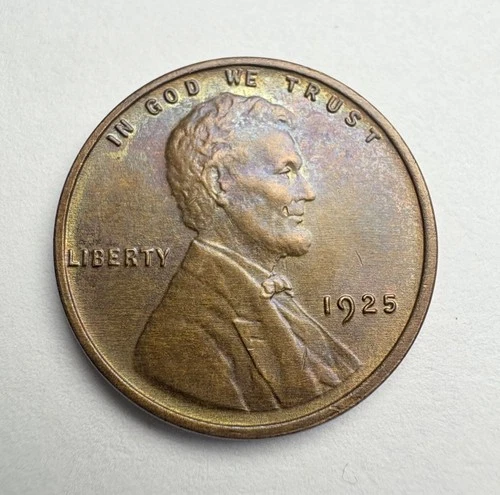 1925 P Lincoln Wheat Penny AU ++ RB