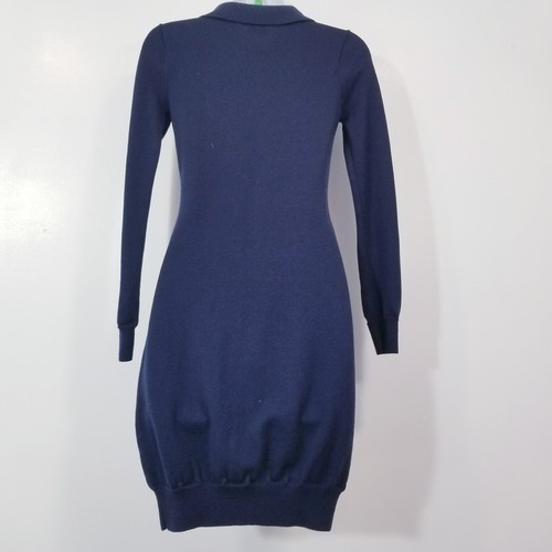 Ralph Lauren Deportes Pony Cresta Bordada Mujeres M Tejido Camisa Vestido Mangas Largas - Imagen 3 de 12