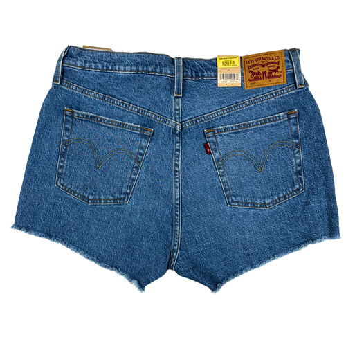 NWT Levi's Woman's 501 High Rise Distressed Shorts Size 32 - Picture 3 of 9