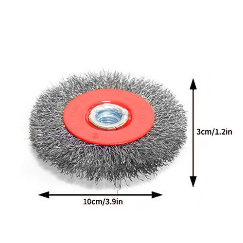 Pack of 6 wire brushes for angle grinders For drill polishing rust cleaning - Picture 7 of 12