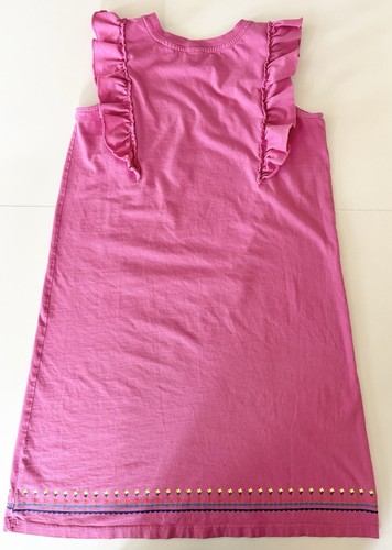Hanna Andersson Sleeveless Dress Girls 160 US 14 16 Floral Sundress Ruffle - Picture 6 of 6