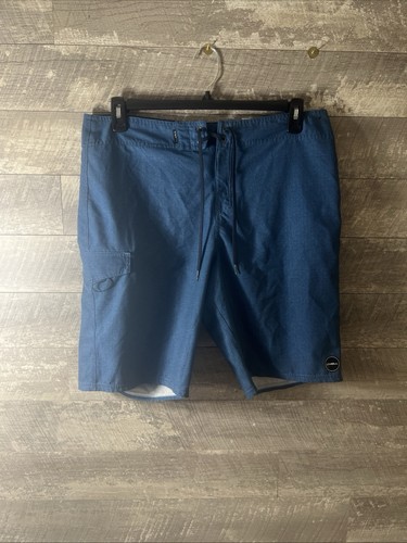 Oneill Board Shorts Blue Swim Trunk Summer Mens 34